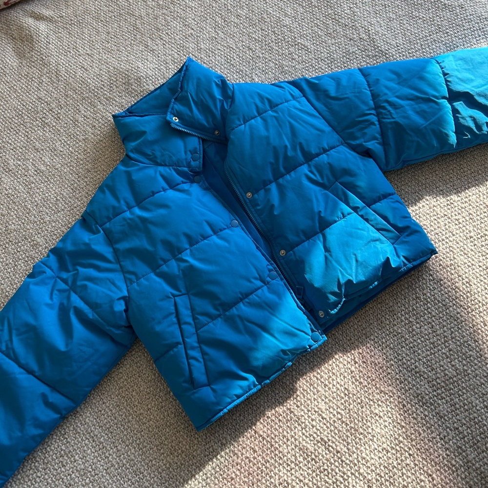NA-KD Short Padded Press Button Jacket